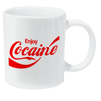 Enjoy Cocaine, Κούπα Giga, κεραμική, 590ml