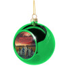 Green Christmas tree ornament ball 8cm