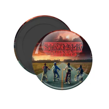 Stranger Things city, Μαγνητάκι ψυγείου στρογγυλό διάστασης 5cm