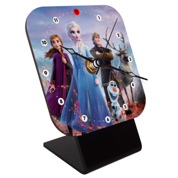 Frozen, Quartz Wooden table clock with hands (10cm)