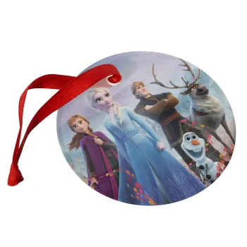 Frozen, Christmas ornament glass 9cm