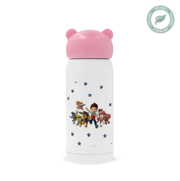 paw patrol — Pink stainless steel thermal flask, 320ml