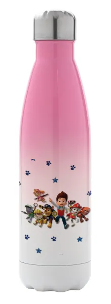paw patrol — Metal mug thermos Pink/White (Stainless steel), double wall, 500ml