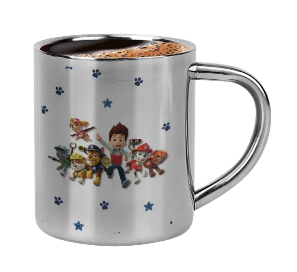 paw patrol — Double-wall metal cup for espresso (220ml)
