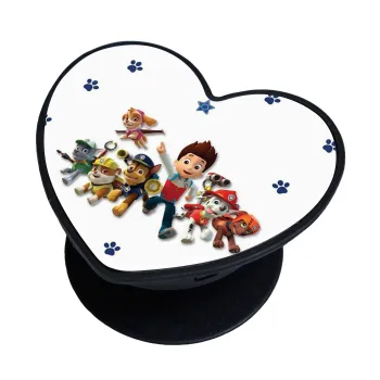 paw patrol, Phone Holders Stand  καρδιά Μαύρο Βάση Στήριξης Κινητού στο Χέρι