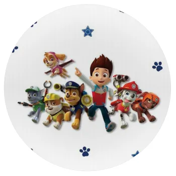 paw patrol, Mousepad Στρογγυλό 20cm