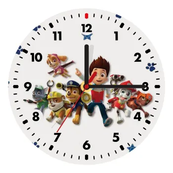 paw patrol, Wooden wall clock (20cm)