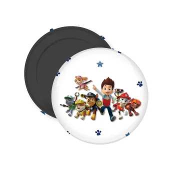 paw patrol, Μαγνητάκι ψυγείου στρογγυλό διάστασης 5cm