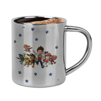 paw patrol, Double-wall metal cup for espresso (220ml)