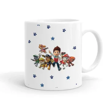 paw patrol, Ceramic coffee mug, 330ml
