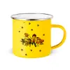 Yellow Enamel Metallic Cup 360ml