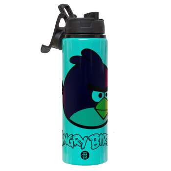 Angry birds Terence, Metallic water bottle with safety lid, 850ml aluminum