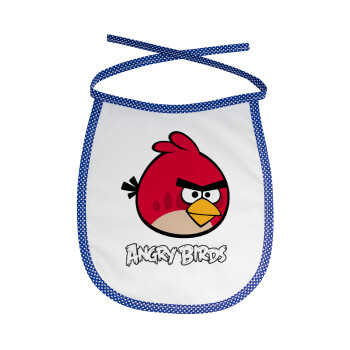 Angry birds Terence, Σαλιάρα μωρού αλέκιαστη με κορδόνι Μπλε