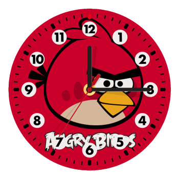 Angry birds Terence, Wooden wall clock (20cm)