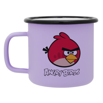 Angry birds Terence, Κούπα Μεταλλική εμαγιέ ΜΑΤ Light Pastel Purple 360ml
