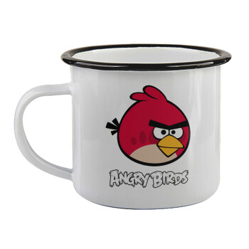 Angry birds Terence, Κούπα εμαγιέ με μαύρο χείλος 360ml
