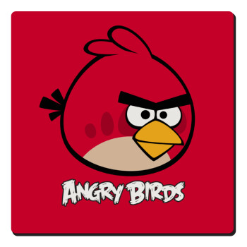Angry birds Terence, Τετράγωνο μαγνητάκι ξύλινο 6x6cm