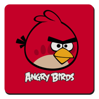 Angry birds Terence, Τετράγωνο μαγνητάκι ξύλινο 9x9cm