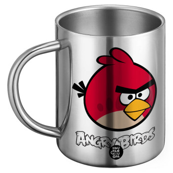 Angry birds Terence, Ανοξείδωτη Μεταλλική Κούπα 450ml - Διπλού Τοιχώματος
