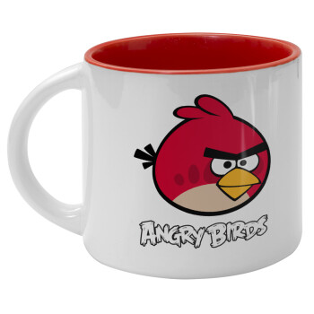 Angry birds Terence, Κούπα κεραμική 400ml Λευκή/Κόκκινη