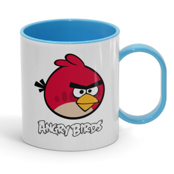Angry birds Terence, Κούπα (πλαστική) (BPA-FREE) Polymer Μπλε για παιδιά, 330ml