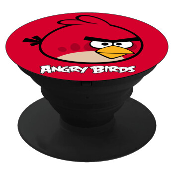 Angry birds Terence, Phone Holders Stand  Μαύρο Βάση Στήριξης Κινητού στο Χέρι