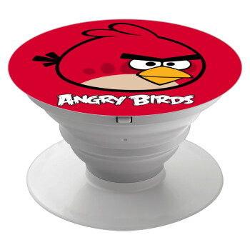 Angry birds Terence, Pop Socket Λευκό Βάση Στήριξης Κινητού στο Χέρι
