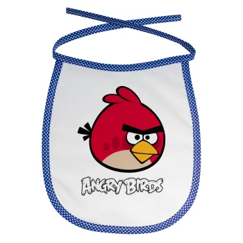 Angry birds Terence, Σαλιάρα μωρού αλέκιαστη με κορδόνι Μπλε