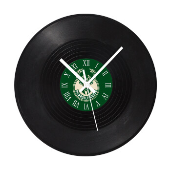 Milwaukee bucks, Ρολόι τοίχου Βινύλιο (30cm)