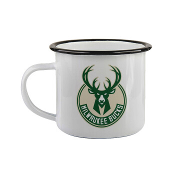 Milwaukee bucks, Κούπα εμαγιέ με μαύρο χείλος 360ml