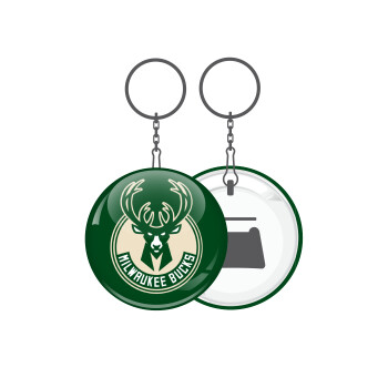 Milwaukee bucks, Μπρελόκ μεταλλικό 5cm με ανοιχτήρι