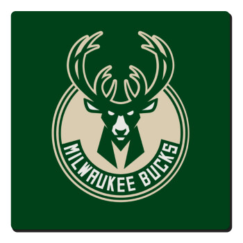 Milwaukee bucks, Τετράγωνο μαγνητάκι ξύλινο 6x6cm