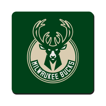 Milwaukee bucks, Τετράγωνο μαγνητάκι ξύλινο 9x9cm