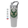 GREY color, 890ml (30oz) stainless Steel Tumbler with Handle