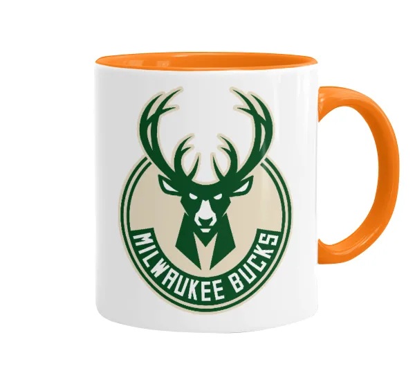 Milwaukee bucks — Mug colored orange, ceramic, 330ml
