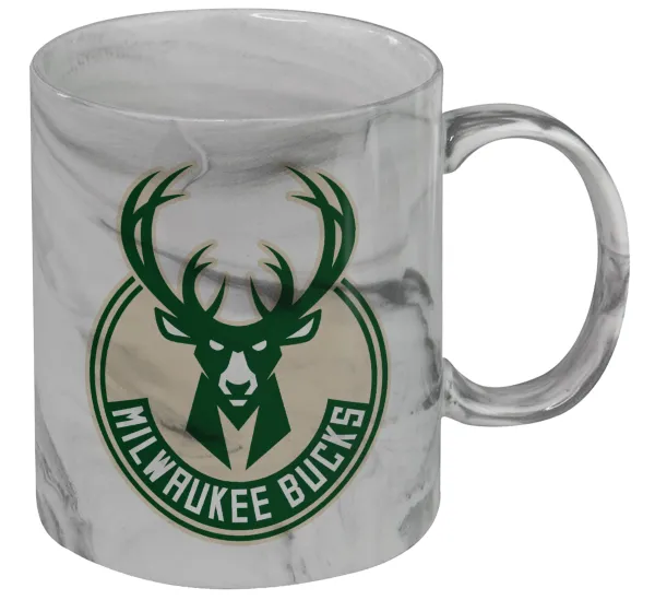 Milwaukee bucks — Κούπα κεραμική, marble style (μάρμαρο), 330ml