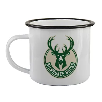 Milwaukee bucks, Κούπα εμαγιέ με μαύρο χείλος 360ml