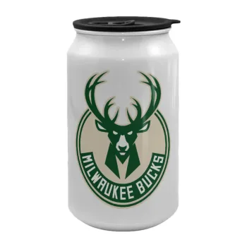 Milwaukee bucks, Κούπα ταξιδιού μεταλλική με καπάκι (tin-can) 500ml