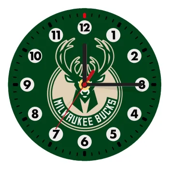 Milwaukee bucks, Ρολόι τοίχου ξύλινο (20cm)