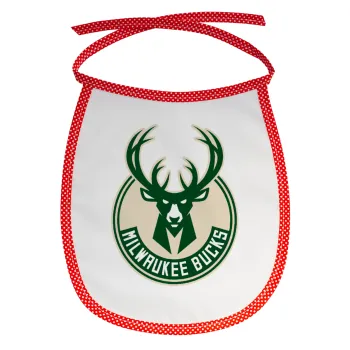 Milwaukee bucks, Σαλιάρα μωρού αλέκιαστη με κορδόνι Κόκκινη