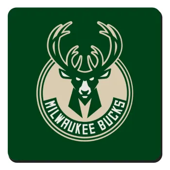 Milwaukee bucks, Τετράγωνο μαγνητάκι ξύλινο 9x9cm