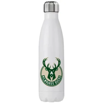 Milwaukee bucks, Stainless steel, double-walled, 750ml