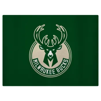 Milwaukee bucks, Επιφάνεια κοπής γυάλινη (38x28cm)