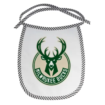 Milwaukee bucks, Σαλιάρα μωρού αλέκιαστη με κορδόνι Μαύρη