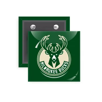Milwaukee bucks, Κονκάρδα παραμάνα τετράγωνη 5x5cm