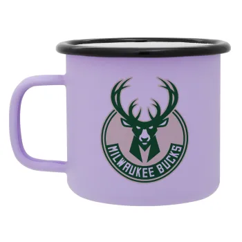 Milwaukee bucks, Κούπα Μεταλλική εμαγιέ ΜΑΤ Light Pastel Purple 360ml