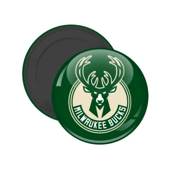 Milwaukee bucks, Μαγνητάκι ψυγείου στρογγυλό διάστασης 5cm
