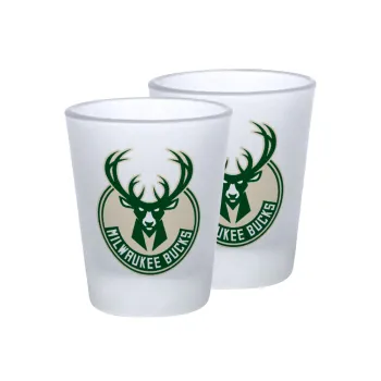 Milwaukee bucks, Σφηνοπότηρα γυάλινα 45ml του πάγου (2 τεμάχια)