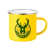 Yellow Enamel Metallic Cup 360ml