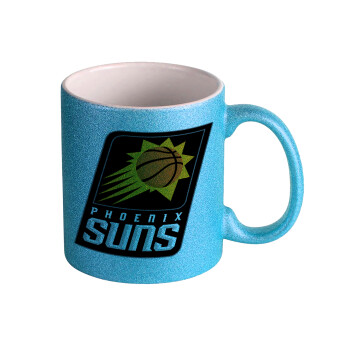 Phoenix Suns, Κούπα Σιέλ Glitter που γυαλίζει, κεραμική, 330ml